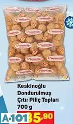 KESKİNOĞLU DONDURULMUŞ ÇITIR PİLİÇ TOPLARI